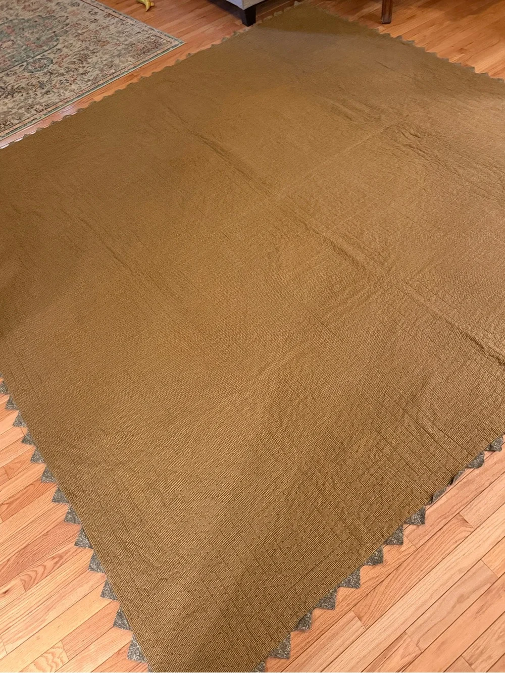 Donna Sharp Rustic Patchwork Log Cabon Quilt Bedspread 2 shams